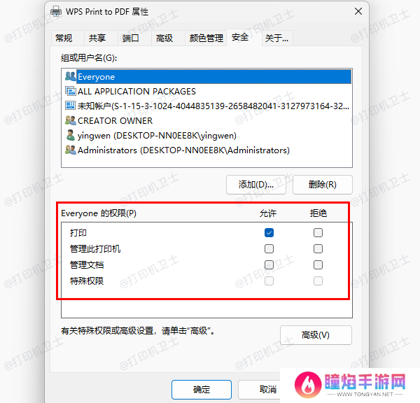 用户权限配置